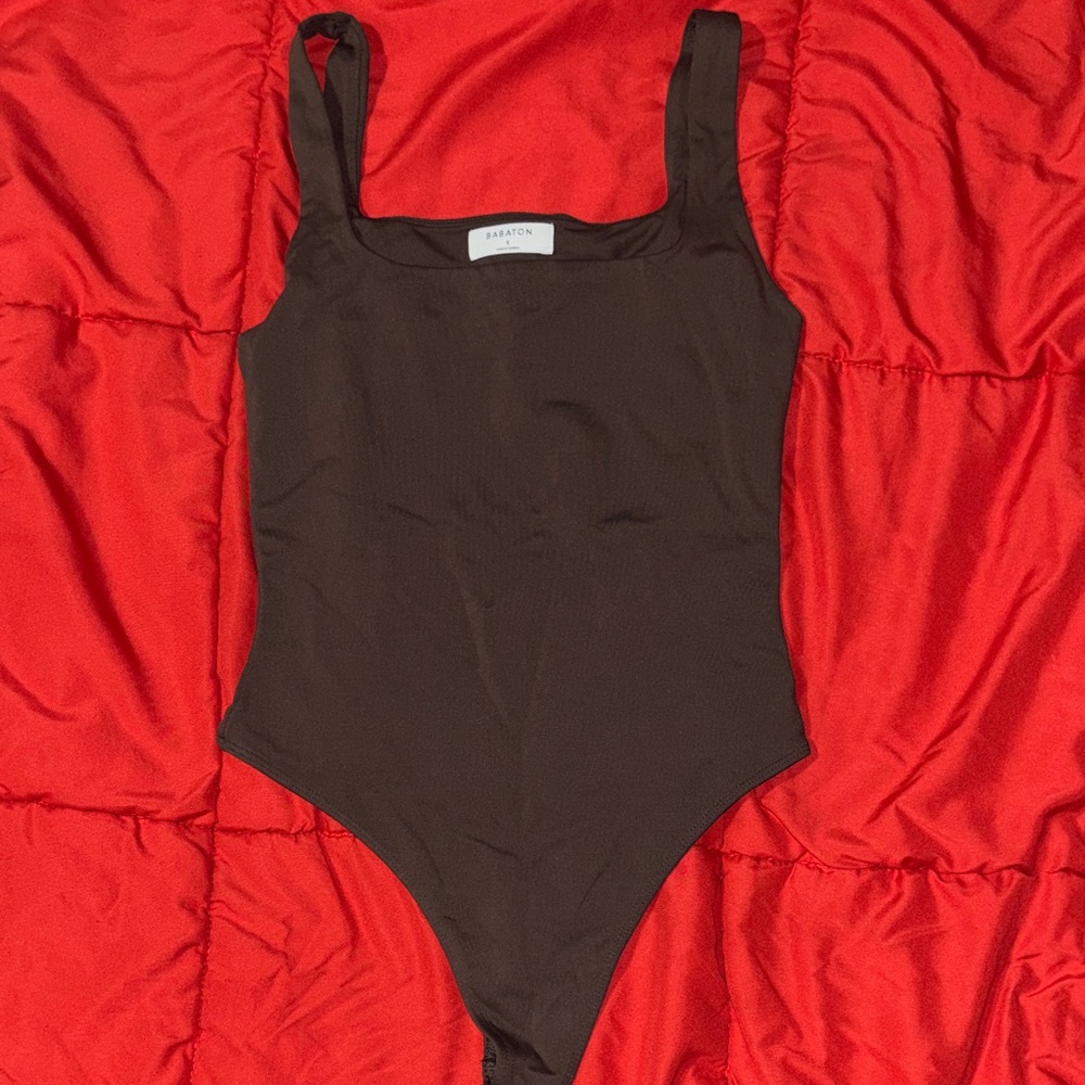 Babaton Brown Bodysuit
